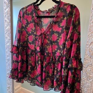 Flowered Blouse